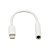 Adaptador Lightning para P2 3.5MM Branco - Imagem 1