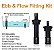 FLOW FTTING KIT - CONJUNTO CONEXOES DE PLASTICO PARA SISTEMA HIDROPONICO DE IMUNDACAO EBB &amp; FLOW - Imagem 3