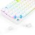 Teclado Mecânico Gamer Redragon Mitra K551W, LED, Switch Redragon MK2 Blue, ABNT2, Branco - K551W (BLUE) - Imagem 6