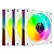 KIT FAN CONTROLADORA BRANCO RGB 4 UNI F9-L310RGB C3TECH - Imagem 2