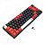 TECLADO MECANICO GAMER REDRAGON CASTOR PRO SEM FIO RGB PRETO E VERMELHO SWITCH MARROM - Imagem 5