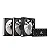 KIT FAN COM 3 UNIDADES COM CONTROLADORA C3 TECH ARGB -F9L650BK - Imagem 2