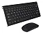 TECLADO E MOUSE SEM FIO H MASTON A PROVA DE AGUA PRETO JP102 - Imagem 1