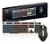 Kit Teclado e Mouse Gamer com Fio e Led RGB KNUP - KP-TE124 - Imagem 1