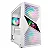 Gabinete Gamer ONE POWER Fractal, Mid Tower, M-ATX, Lateral em Vidro Temperado, Branco - CC-201W - Imagem 3