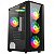 GABINETE LIKETEC GAMER SIGMA (3X FAN RAINBOW / FRONTAL VIDRO / ATX / PSUCOVER ) - Imagem 1