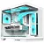 Gabinete Gamer Fortrek Clarity Max Branco sem fans - Imagem 1