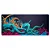 Mousepad Hybrid Daskmat Octopus Extra Grande 900x400mm Preto Estampado - Imagem 1