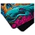 Mousepad Hybrid Daskmat Octopus Extra Grande 900x400mm Preto Estampado - Imagem 2