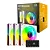 KIT FAN CONTROLADORA BRANCO RGB 6 UNI F9-L320RGB C3TEC - Imagem 2