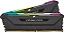 Memória RAM 32GB 2X16GB Vengeance RGB Pro SL preto   Corsair CMH32GX4M2E3200C16 - Imagem 1