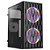 Gabinete Gamer Hive BG-057 Preto Mini Tower Com 2 Fans Rainbow RGB 120mm - Bluecase - Imagem 1
