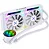 Water Cooler 240mm Fortrek Breezy, RGB, White - Breezy 240 - Imagem 1