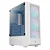Gabinete Gamer Rise Mode Wave - Mid Tower, USB 2.0+3.0, Lateral  Vidro , C/ 3x Fan ARGB - Branco - Imagem 1