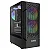GABINETE GAMER GAMDIAS AURA GC7 ARGB PRETO COM 3 FANS - Imagem 1