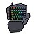 Teclado Mecanico Gamer Redragon Ditix One-Handed, RGB, Switch Azul, Preto, K601-RGB - Imagem 3