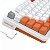 Teclado Mecânico Gamer Redragon Gloria, RGB, Switch Dust-Proof Red, ABNT2, Branco e Laranja, K664WOG-RGB (PT-RED) - Imagem 4