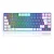 Teclado Mecanico Redragon K675, Gamer Vili Wired Low Profile, USB, Switch Brown, Azul - Imagem 1