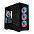 Gabinete Gamer Redragon V100r Mini Atx Com 4 Fans ARGB Preto - Imagem 1