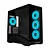 Gabinete Gamer Redragon V100r Mini Atx Com 4 Fans ARGB Preto - Imagem 3