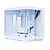 GABINETE GAMER ROUND5 BLAST WHITE (M-ATX / AQUARIO / FRONTAL VIDRO / SEM FAN) - Imagem 2