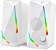 CAIXA DE SOM GAMER WALTZ RGB BRANCO GS510W - Imagem 2