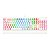 Teclado Mecanico Redragon Kala, RGB, ABNT2, Switch Azul, Branco e Rosa, K557WP-RGB-PT-BLUE - Imagem 1