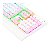 Teclado Mecanico Redragon Kala, RGB, ABNT2, Switch Azul, Branco e Rosa, K557WP-RGB-PT-BLUE - Imagem 3