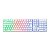 Combo Gamer 4 em 1 Bluecase Play, Rainbow, ABNT2, 2400DPI, Drivers 40mm, USB, Branco, BGHPKM-01WBX - Imagem 2