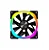 KIT FAN 3 UNIDADES K04 BLUECASE PRETO ARGB - Imagem 2