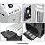 Gabinete ATX Gamer PCYES TIGER Branco C/ Acrílico, USB 3.0 e Suporte para Headset - Imagem 7
