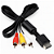Cabo de Áudio e Video RCA para Ps1 e Ps2 - Imagem 3