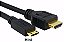 Cabo MINI HDMI para HDMI 2.0 4k - 3 metros - Imagem 2