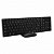 Kit Teclado e Mouse sem Fio PRETO - K-06 - Imagem 1