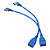 Cabo extensor Usb 3.0 com 90 graus - 30cm - Imagem 4