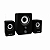 Mini Caixa de Som USB com SubWoofer E1303 LeerFei - Preta - Imagem 1