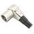 Conector XLR Macho 90 Graus Profissional Prata - Imagem 1