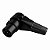 Conector XLR Femea 90 Graus Profissional Preto - Imagem 1