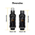 TX e RX (1 pra 1) sem Fio XLR P10 Microfone e Guitarra - Imagem 4