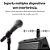 TX e RX (1 pra 2) sem Fio XLR P10 Microfone e Guitarra - Imagem 2