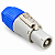 Conector Powercon Macho 20A - Azul/Branco - Imagem 2