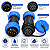 Kit conector 7 pinos 5A power aviação acoplador macho fêmea - Imagem 2