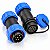 Kit conector 7 pinos 5A power aviação acoplador macho fêmea - Imagem 3