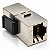 Kit com 3 peças Keystones RJ45 Cat6 Blindado - Imagem 2