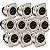 Kit com 10 peças Keystone HDMI Metálico Femea x Femea - Imagem 1