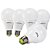 5 Lâmpadas 9W LED Bulbo E27, 6500K, Bivolt - Branco Frio - Imagem 1