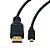 Cabo MICRO HDMI para HDMI 2.0 4k - 1,5 metro - Imagem 1