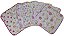 Fraldinha De Boca Estampada 33cm x 33cm Com Crochê - Imagem 5