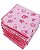 Cueiro Flanelado Estampado 80x80cm com Crochê - Imagem 2