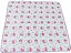 Fralda luxo estampada 70x70cm com Crochê - Imagem 2